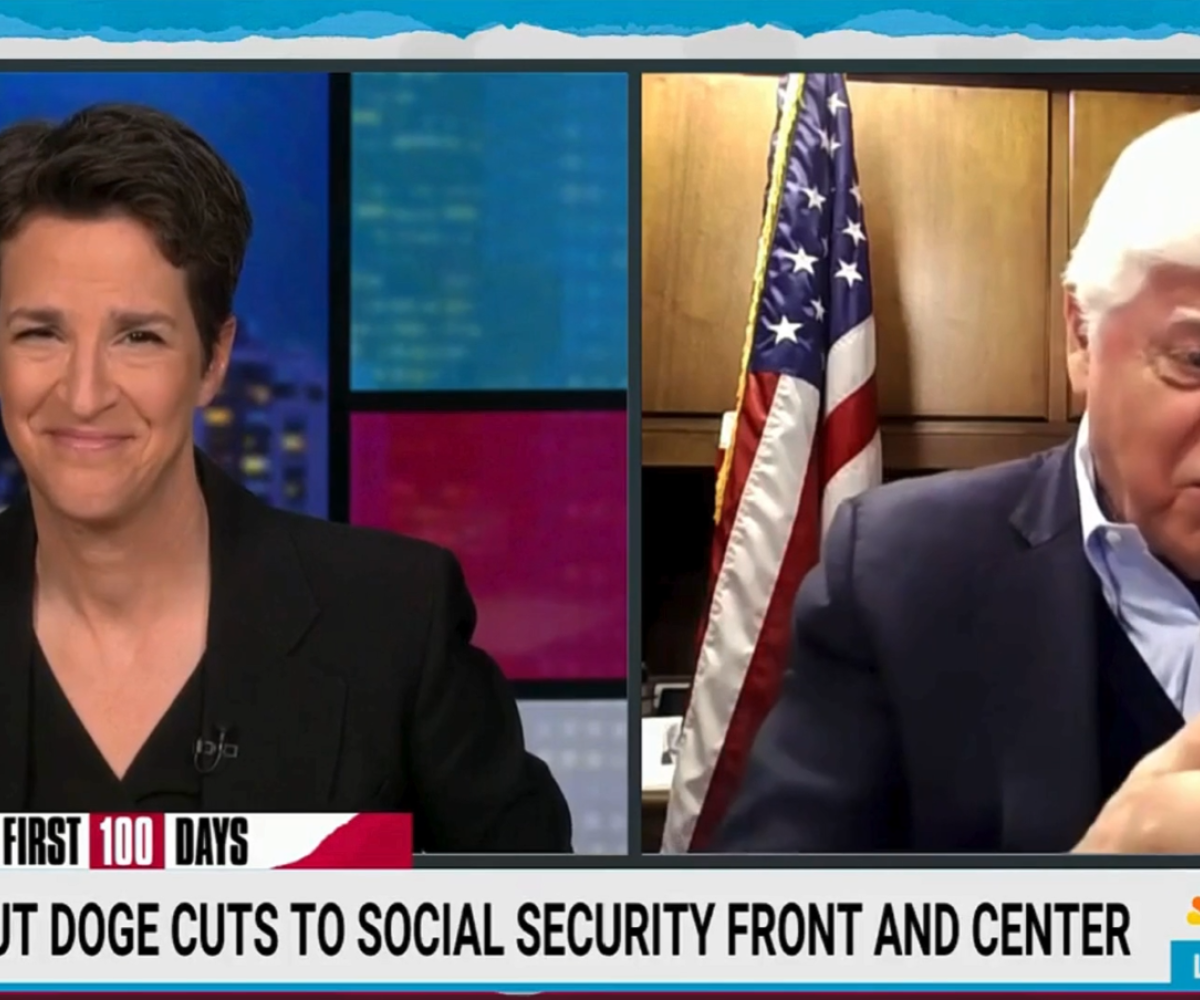 Rep. Larson with Rachel Maddow
