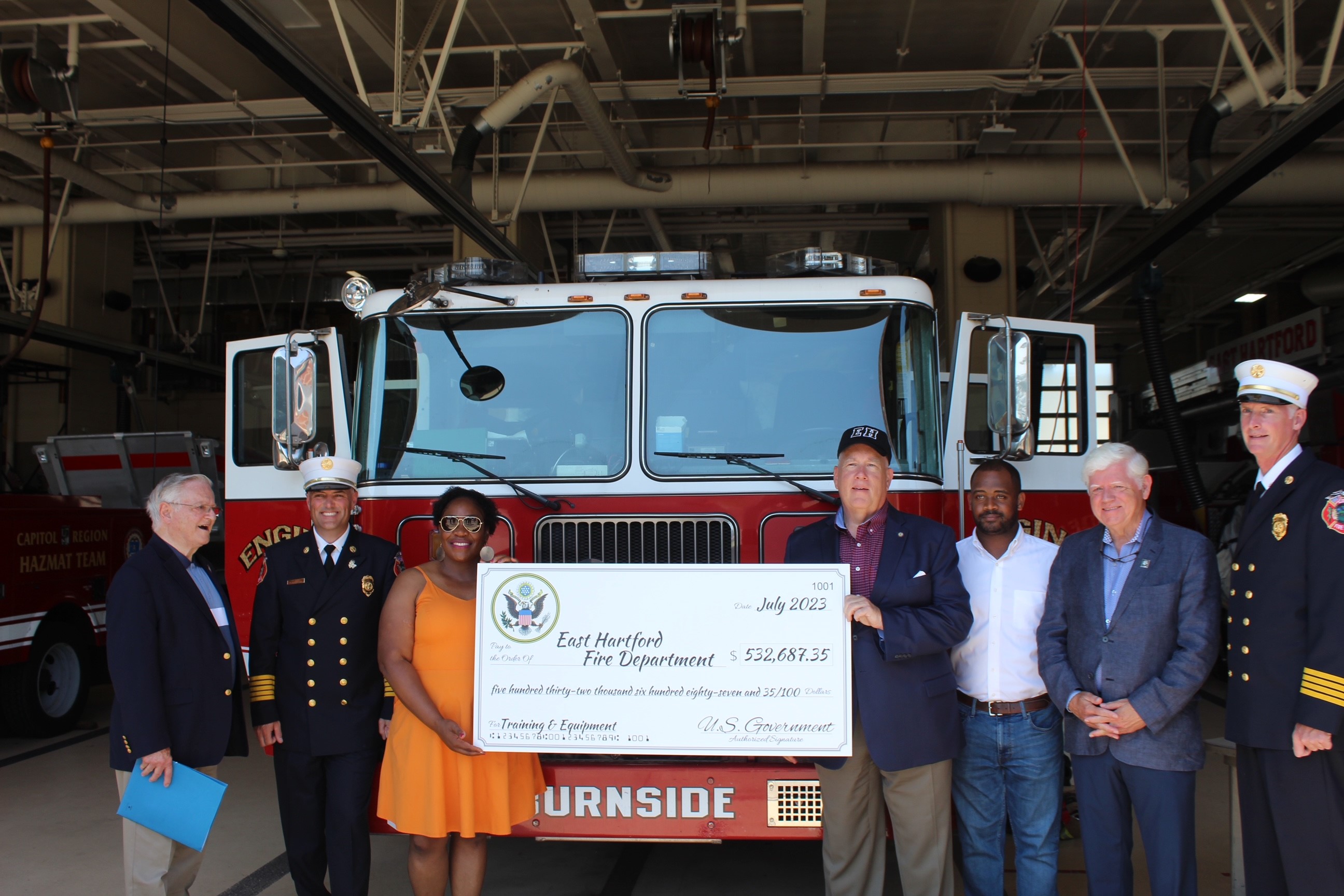 East Hartford firefighters get grant for training, equipment Congressman John Larson