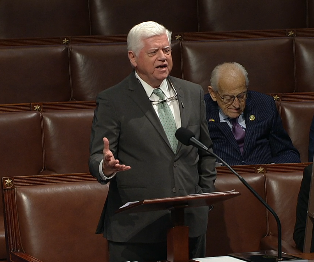 Rep. Larson on the House Floor leading a Special Order Hour in support of Medicare and Social Security