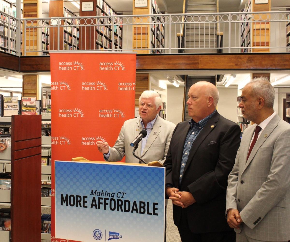 Rep. Larson discusses new health care savings for families