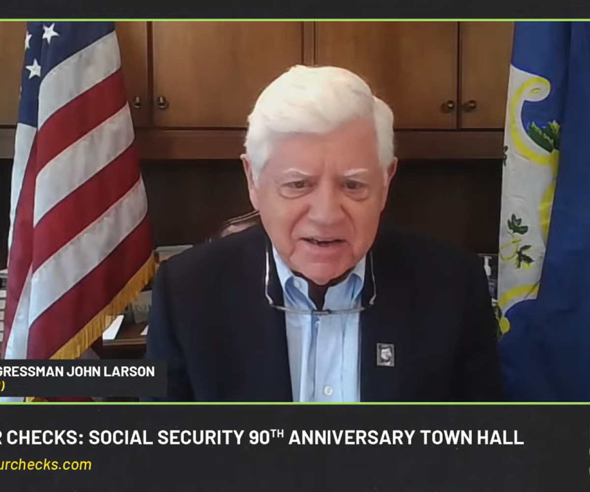 Rep. John Larson Joins Social Security Works National Town Hall