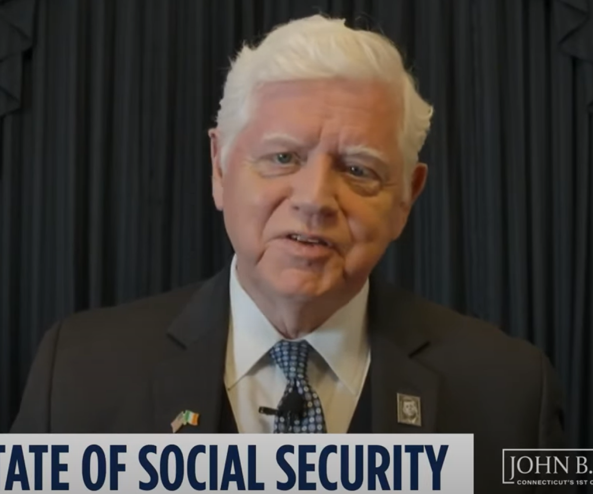 Rep. Larson delivers an address on the State of Social Security