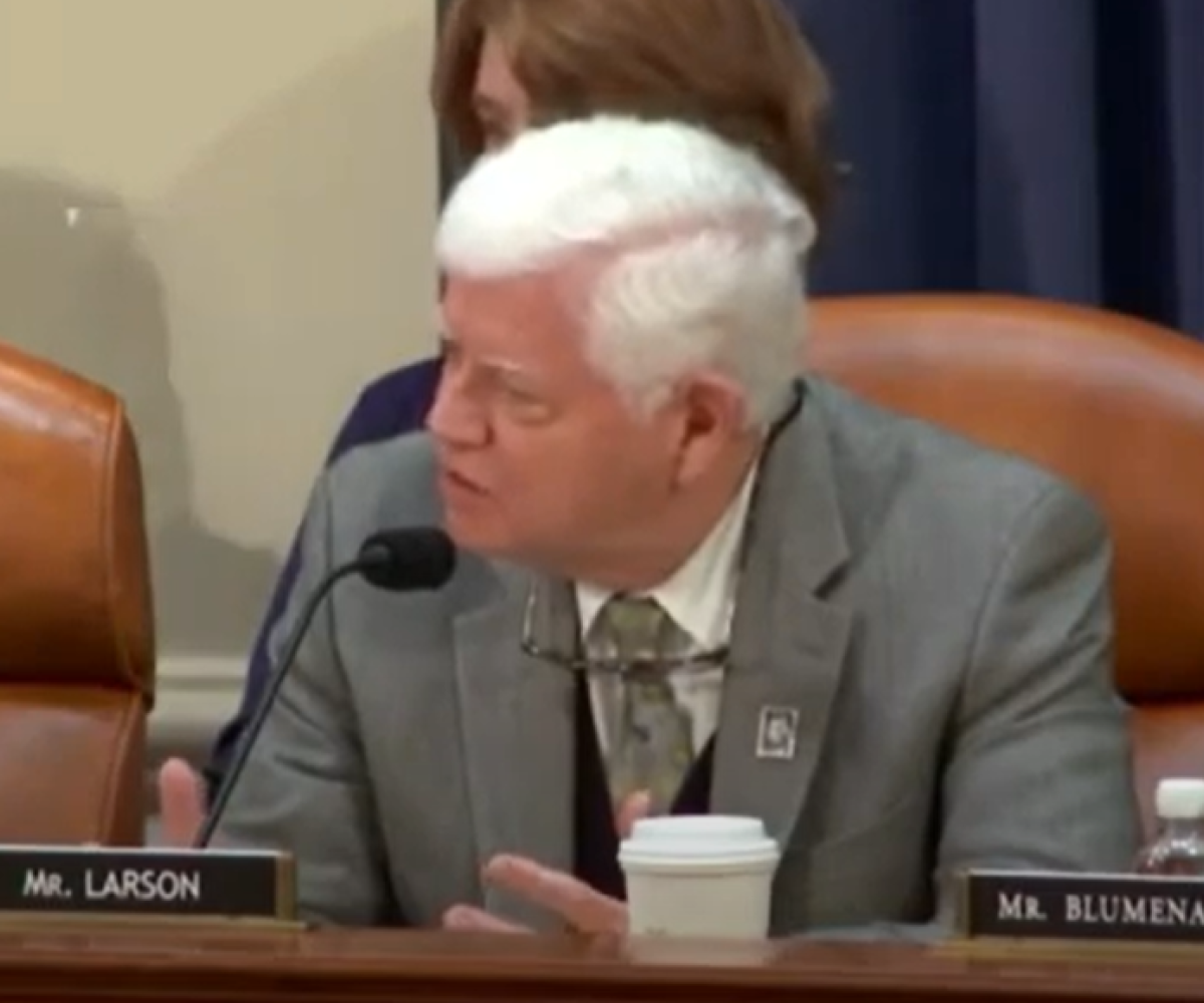 Rep. Larson speaks in the Ways and Means Committee