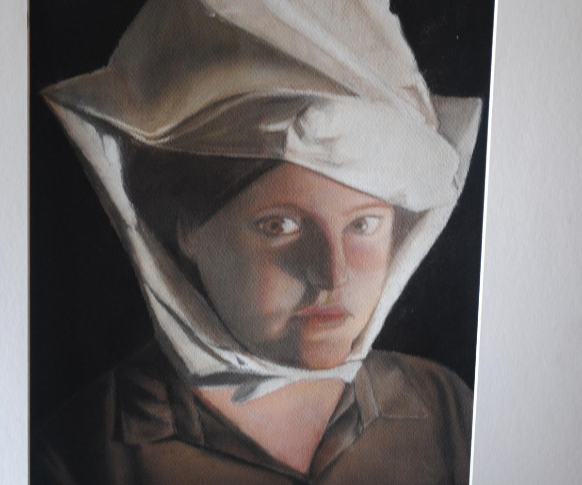 Art potrait of a lady