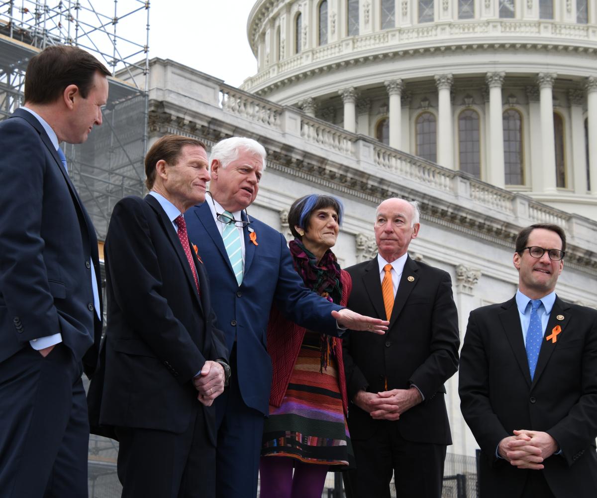 Congressman Larson speaking