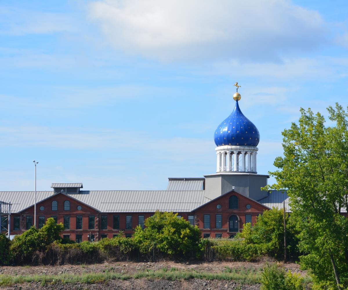 Coltsville sits alongside the banks of the Connecticut River