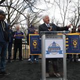 Rep. John Larson Giving Speech About Supporting Workers