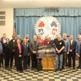 Rep. Larson at the IAM Local Lodge 1746 in East Hartford