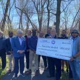 Rep. Larson with local leaders.