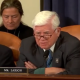 Rep. Larson at the Ways and Means hearing.