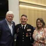 Rep. Larson, Command Chief Warrant Officer 5 Patrick Nelligan, and U.S. Army veteran Sherri Vogt