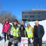 Rep. Larson joins demonstrators outside the Burlington ICE facility 