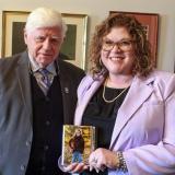 Rep. Larson with Kara Satalino