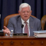 Rep. Larson in a Social Security Subcommittee hearing