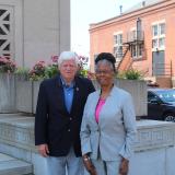 Rep. Larson and Acting Commissioner Kijakazi at the Hartford Social Security Office 