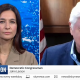 Rep. Larson with Yalda Hakim on Sky News