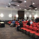 Congressman Larson speaking