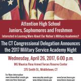 Service Academy Night Flyer