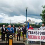Congressman Larson speaking