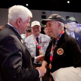 Congressman Larson medals