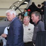 Rep. Larson views the F35 mock-up