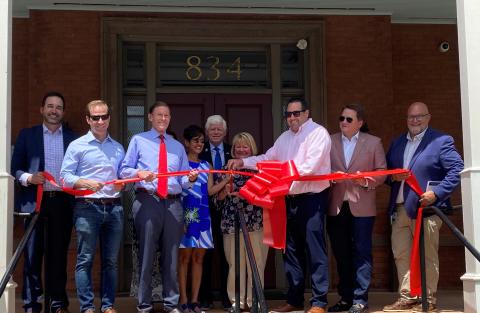 Rep. Larson, state, and local leaders in Asylum Hill