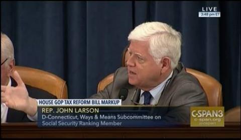 Congressman Larson speaking