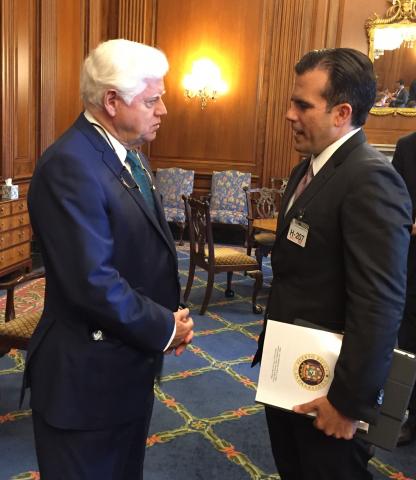 Congressman Larson with Constituents