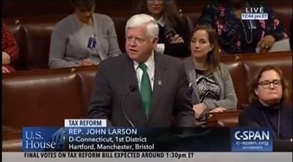 Congressman Larson speaking