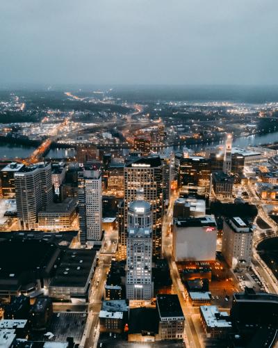 Hartford Connecticut Overhead View