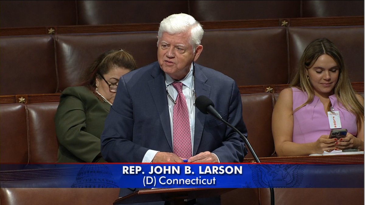 Rep. Larson speaks on the House floor