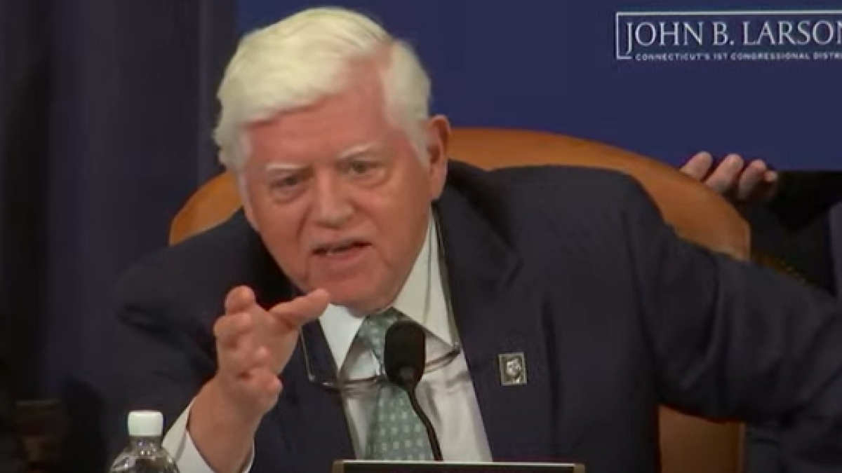 Rep. Larson at the Ways and Means hearing.