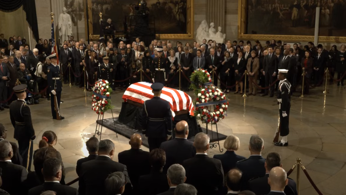 Members of Congress and Vice President Kamala Harris honor former President Jimmy Carter at the U.S. Capitol 