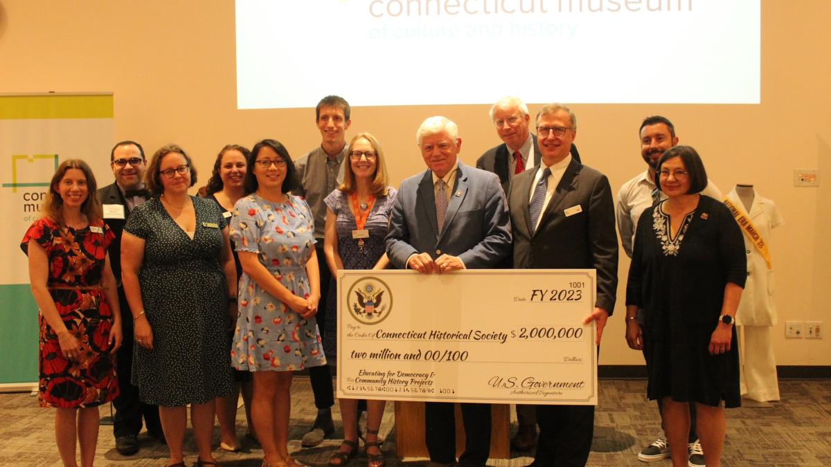 Rep. Larson announces $2 million for the Connecticut Museum of Culture and History