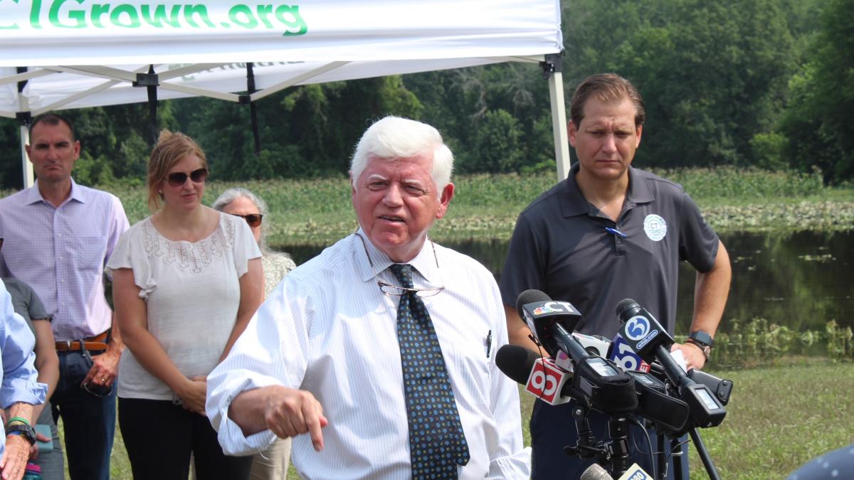 Rep. Larson discusses state and federal efforts to help farmers impacted by flooding in the Connecticut River Valley.