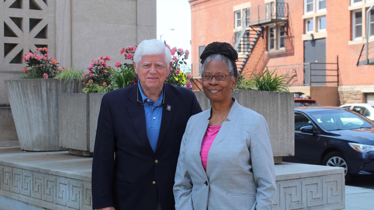 Rep. Larson and Acting Commissioner Kijakazi at the Hartford Social Security Office