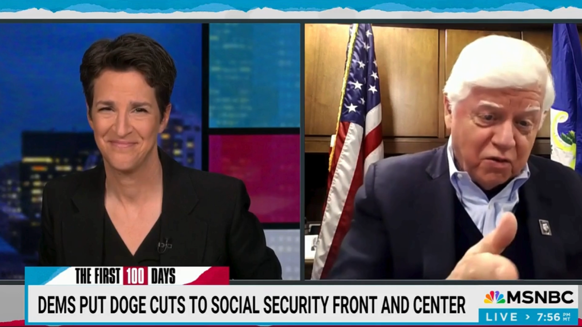 Rep. Larson with Rachel Maddow