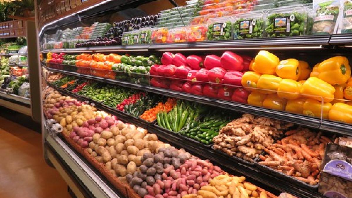 produce at a store