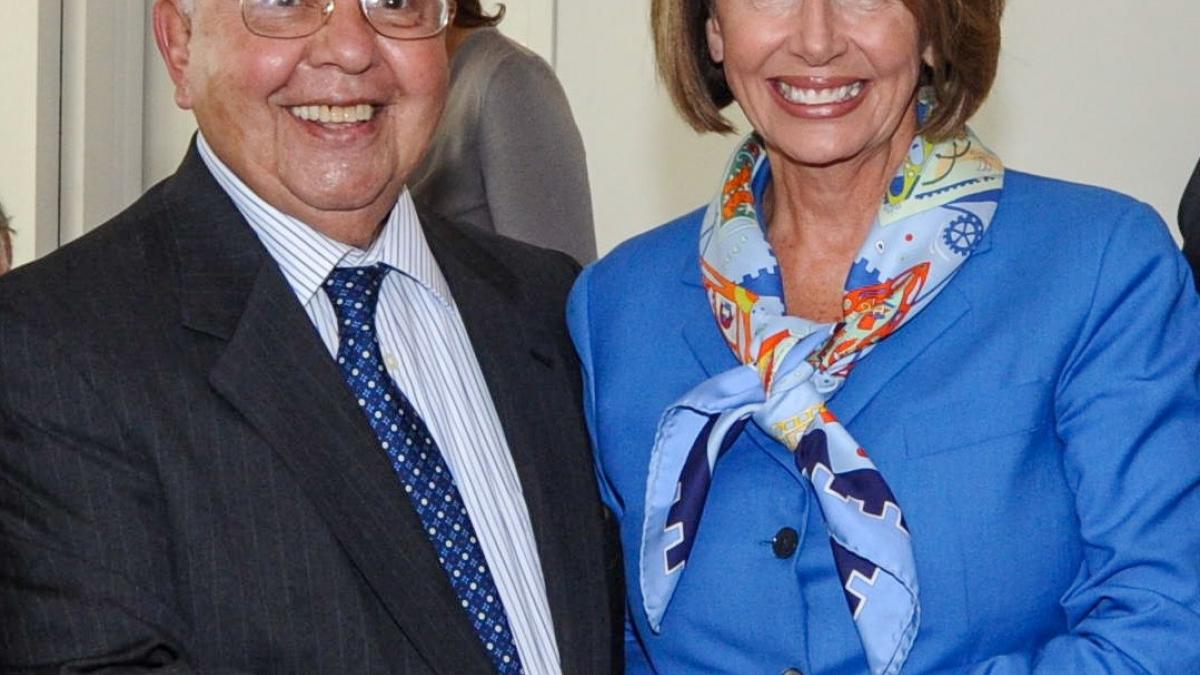 Billy Ciotto and Nancy Pelosi