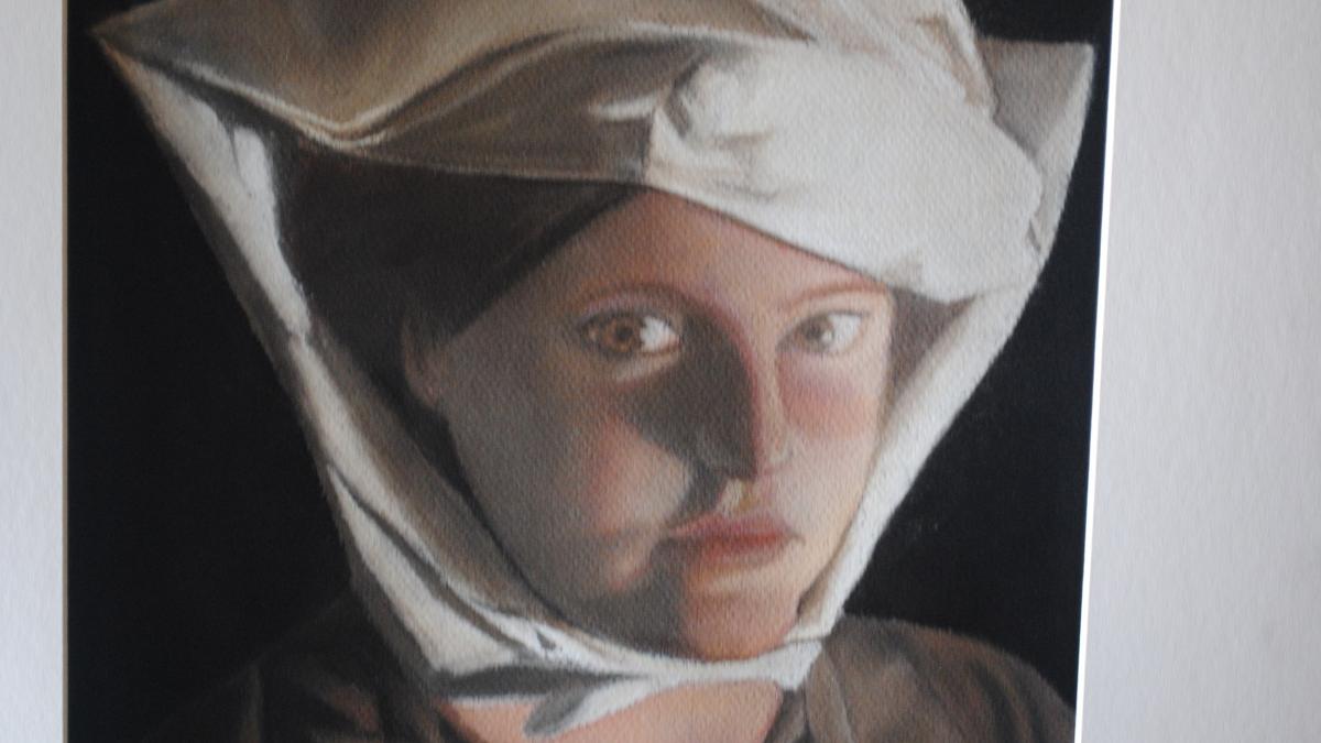 Art potrait of a lady