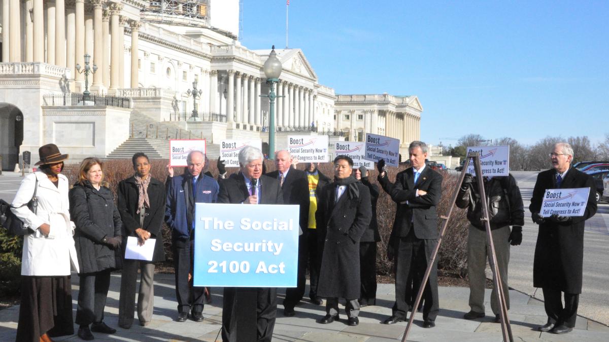 Rep. Larson introduces the Social Security 2100 Act