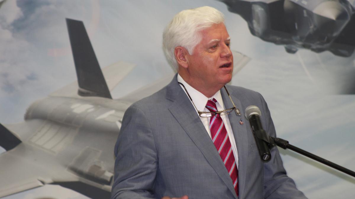 Congressman Larson speaking