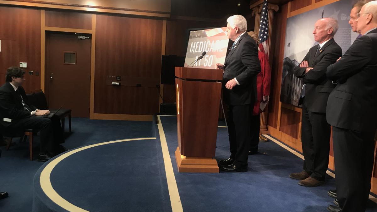 Congressman Larson speaking