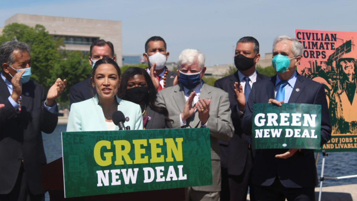 John Larson, Alexandria Ocasio-Corez Introduce Green New Deal