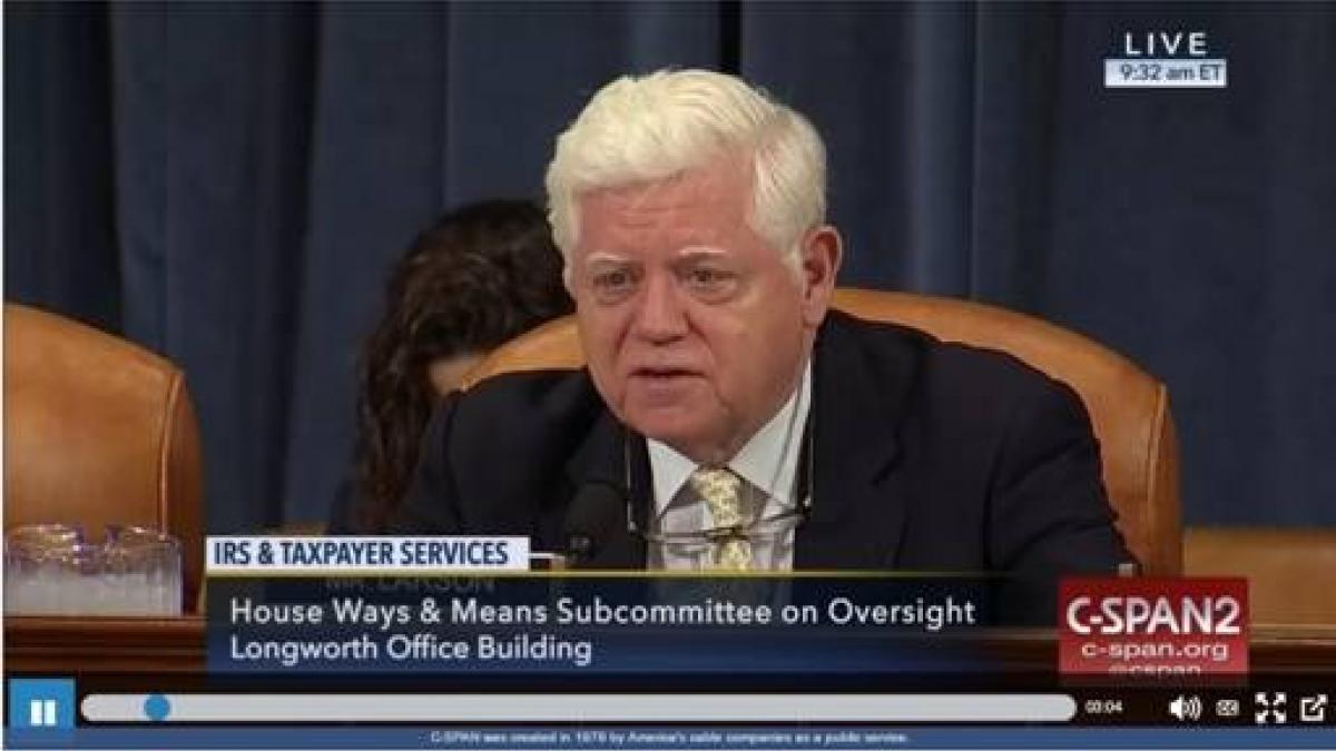 Congressman Larson speaking