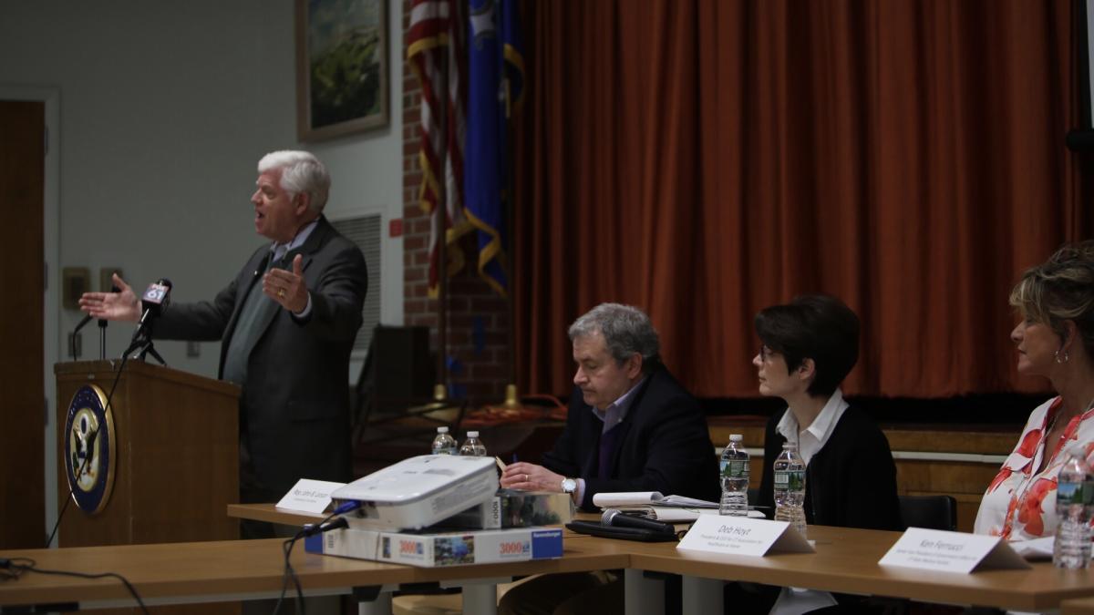 Congressman Larson speaking