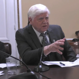 Social Security Subcommittee Ranking Member John B. Larson testifies in the House Rules Committee