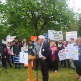 Congressman Larson speaking