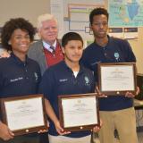 Congressman Larson with students