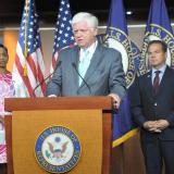 Rep. Larson speaks at the Capitol